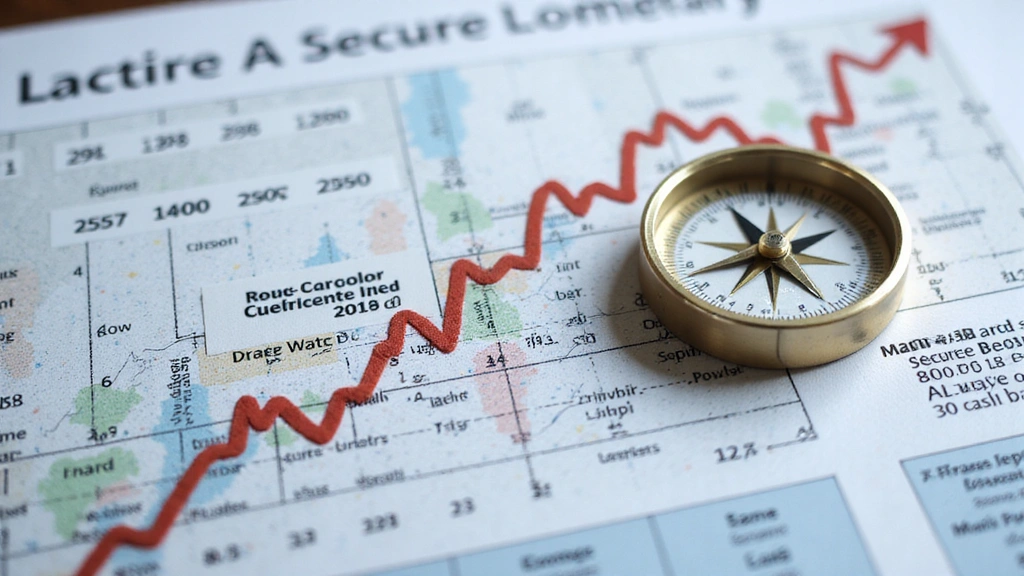 A detailed financial roadmap with a compass and growth graph, symbolizing a secure future