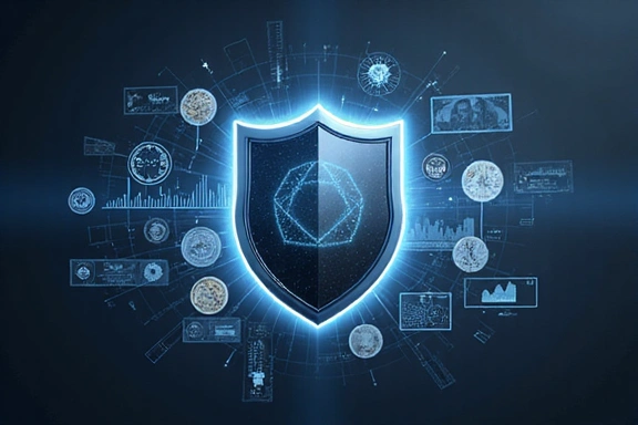 Shield protecting financial assets